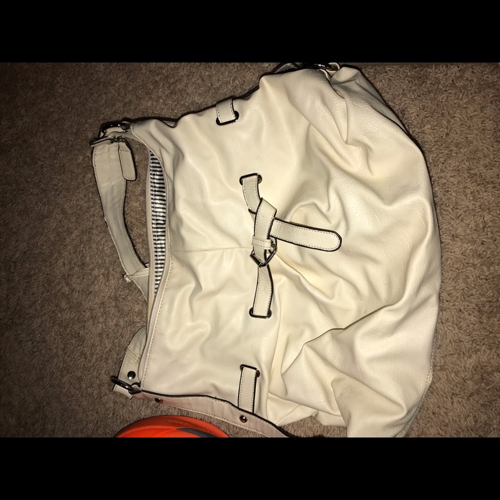 White purse